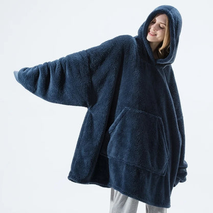 Couverture à capuche douillette