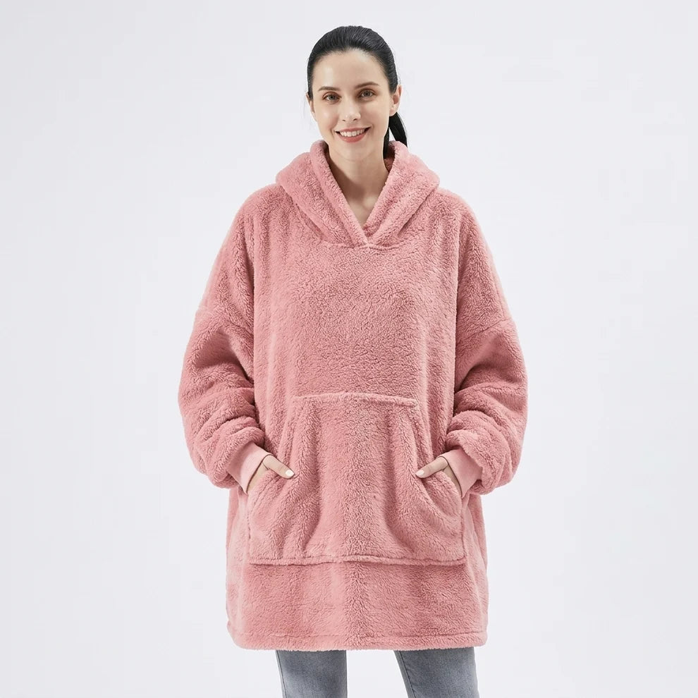 Couverture à capuche douillette