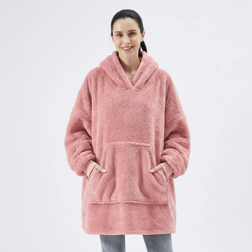 Couverture à capuche douillette