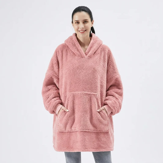 Couverture à capuche douillette